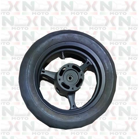 RUOTA COMPLETA ANTERIORE PITBIKE MOTARD 120 X 70/12